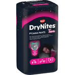 Huggies® Dry Nites Grote Luiers voor Meisjes 27-57 kg, 9 stuks