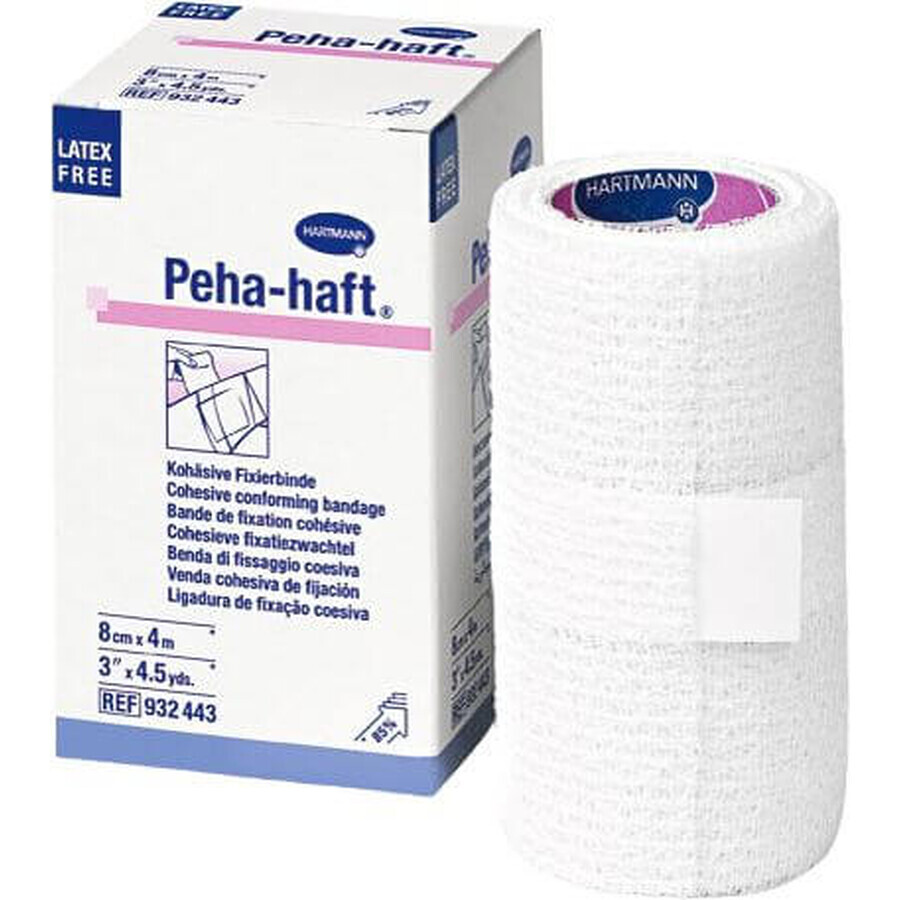 Hartmann PEHA-HAFT elastiek 8cmx4m