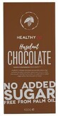 HealthyCO Melkchocolade met hazelnoten 100 g