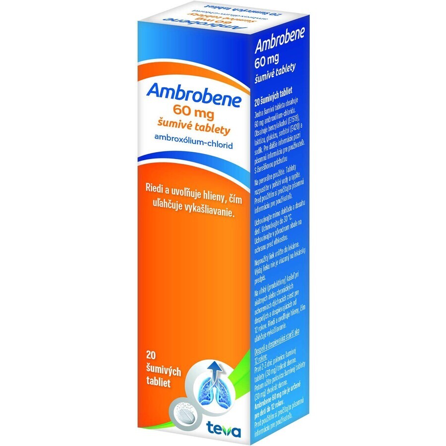 Ambrobene 60 mg Brausetabletten, 20 Brausetabletten