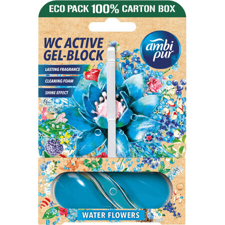 Ambipur WC Active gel-block water-bloemengel 1 st