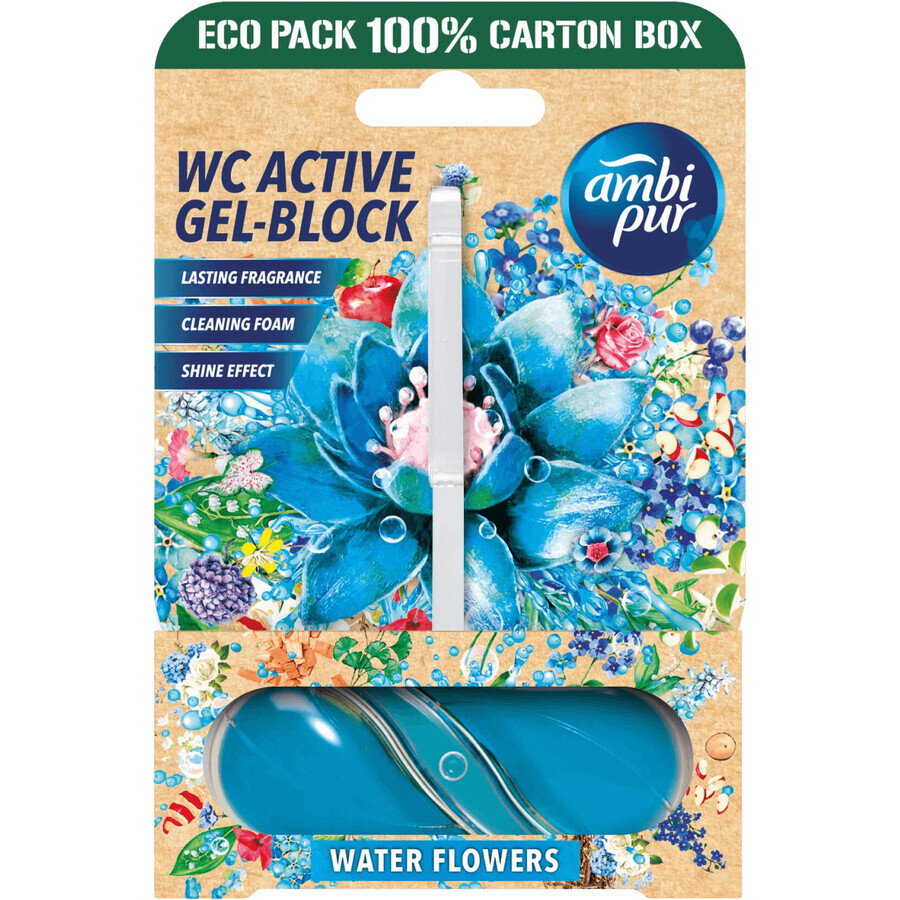 Ambipur WC Active gel-block water-bloemengel 1 st