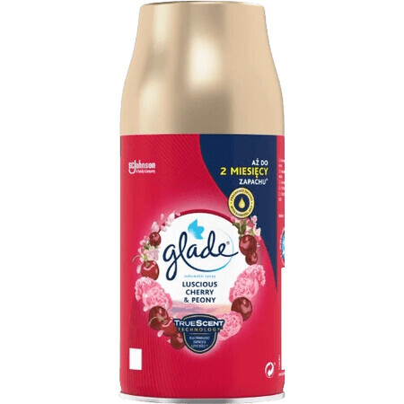 Glade Luscious Cherry & Peony, automatische luchtverfrisser - vervangingspatroon 269 ml