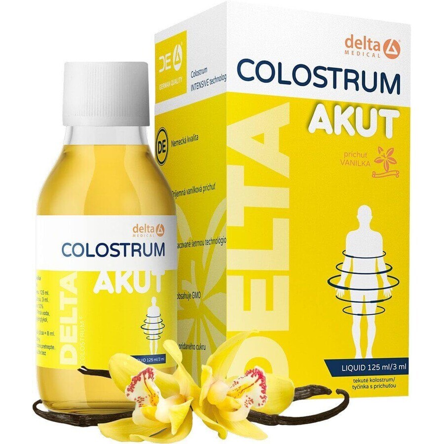 Delta Colostrum Akut vanille liquide 125 ml