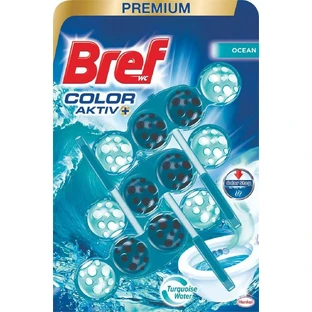 Bref Toiletblok Power Aktiv ocean 3 x 50 g