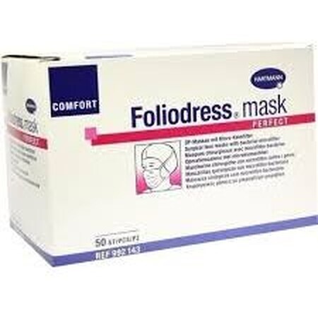 Foliodress masker Perfect chirurgisch masker 50 stuks 50 stuks