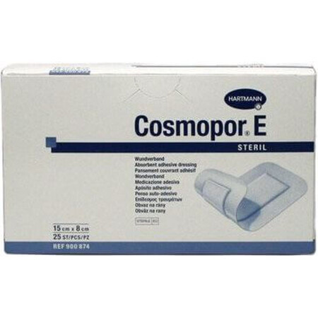 Hartmann Cosmopor e steriel steriel wondverband 15 x 8 cm 25 st