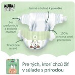 Muumi Baby 4 Maxi 7-14 kg, pachet lunar de scutece ecologice, 138 buc