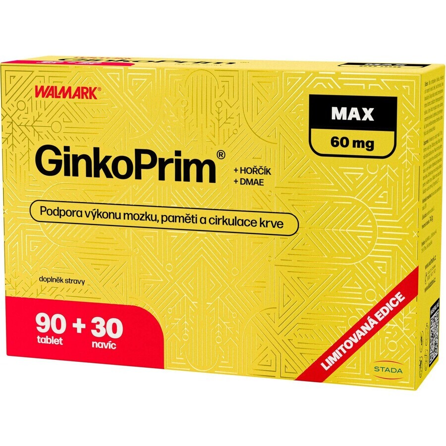 Walmark GinkoPrim MAX 120 tabletten