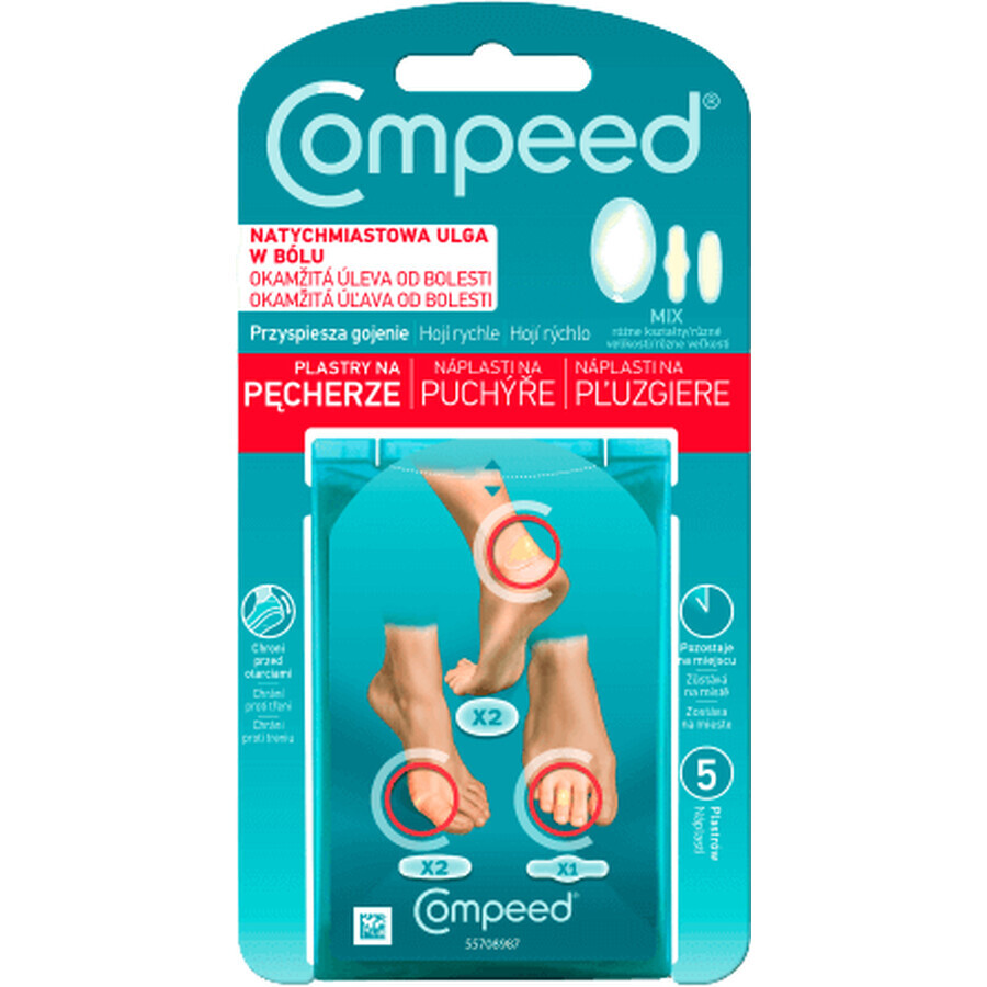 Compeed Blisterpleister mix 5 stuks