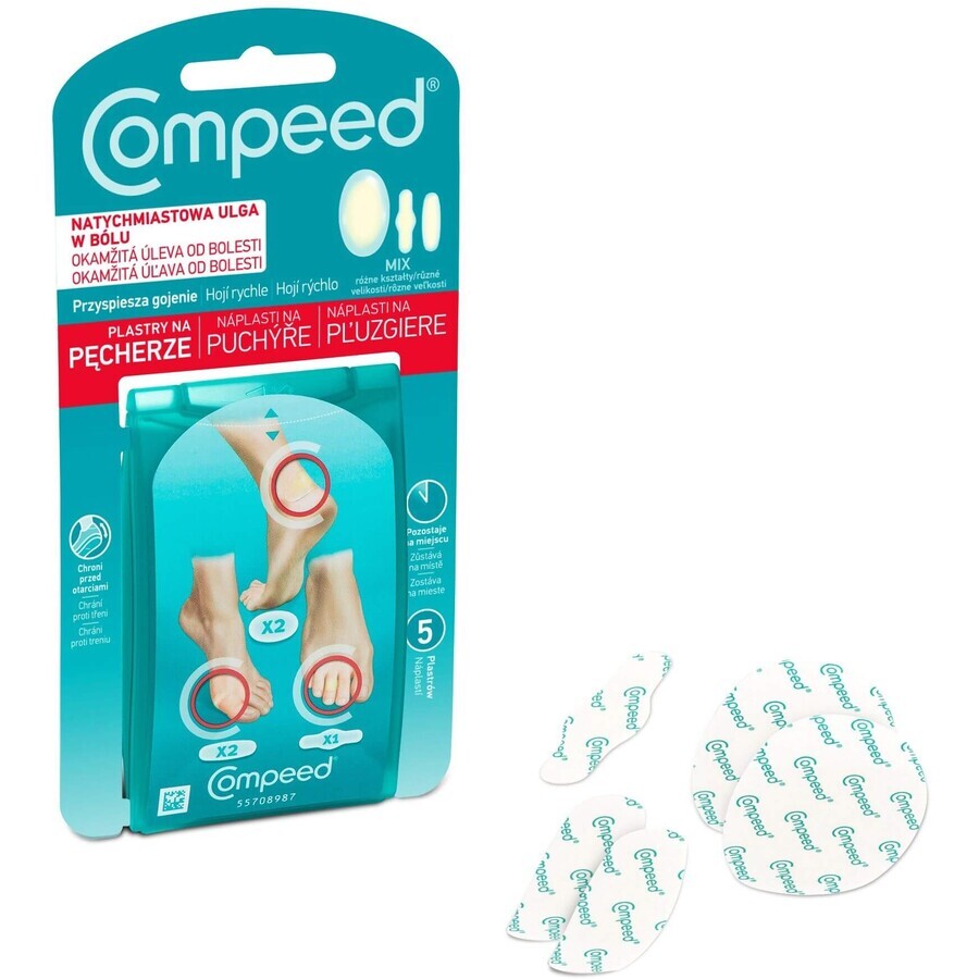 Compeed Blisterpleister mix 5 stuks