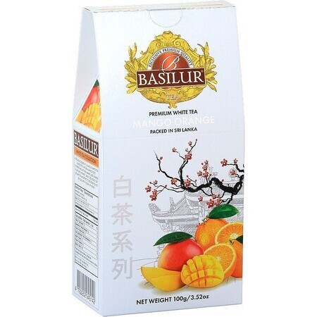 Basilicum Basilicum Witte thee Mango Oranje Papier