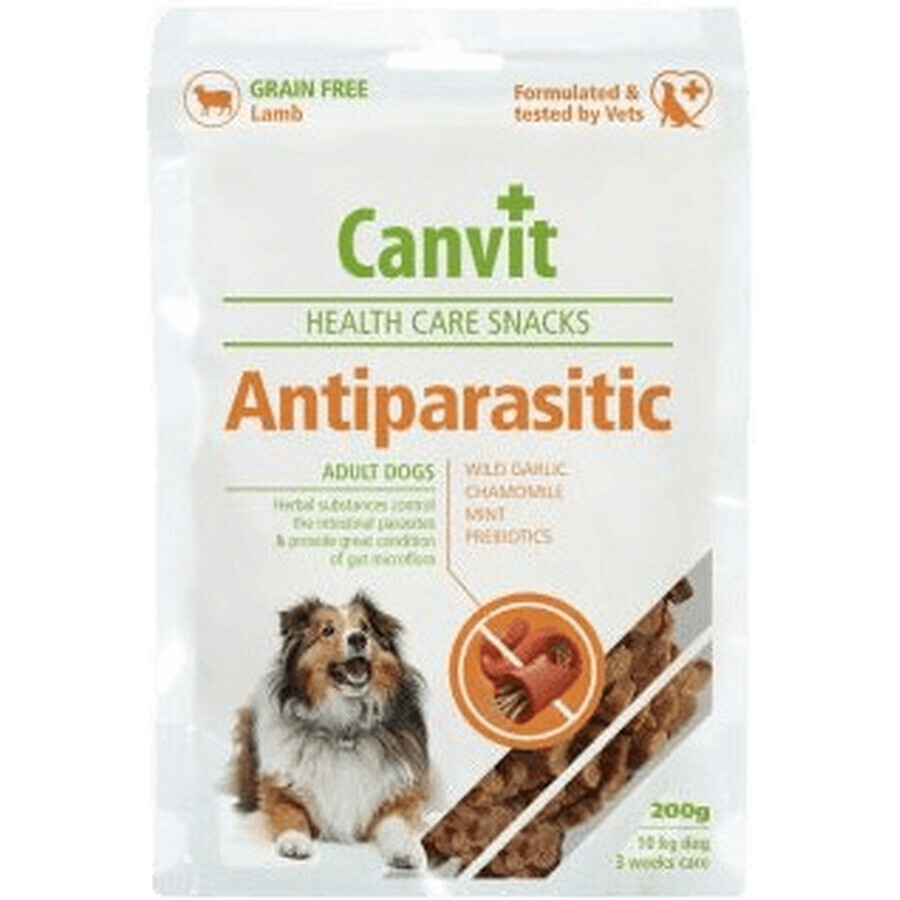 Canvit Snacks Antiparazitar pentru câini 200 g