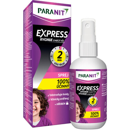 Paranit Express spray + peigne 95 ml