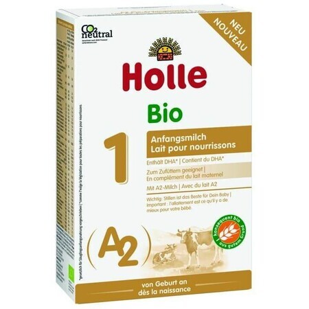 Holle Bio - A2 zuigelingenmelk 1 uit de eerste fles 400 g