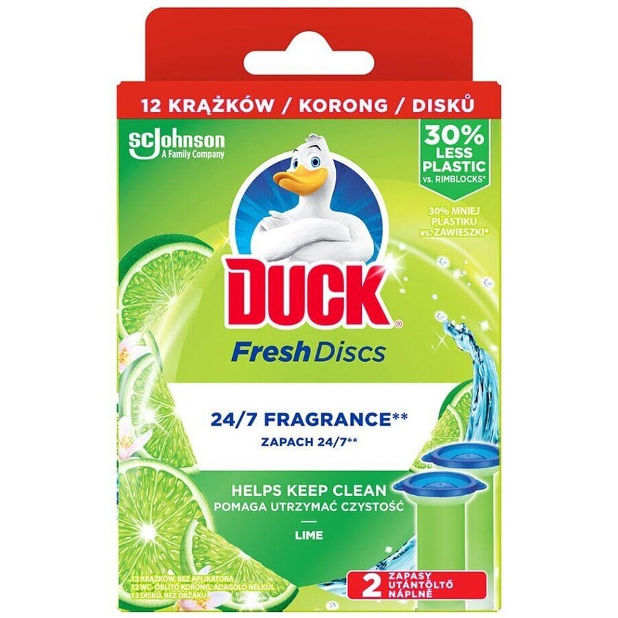 Duck Fresh Discs WC Limoen navulling 2 x 36 ml