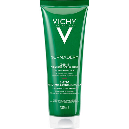 Vichy Normaderm 3in1 Reinigingsmiddel 125 ml