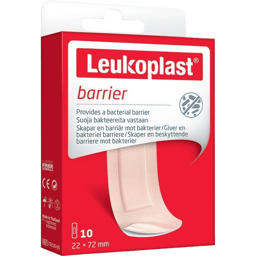 Leukoplast Barrier 22x72mm 10 stuks