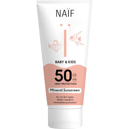 NAÏF Beschermende Zonnecrème voor Baby's en Kinderen SPF 50 100 ml