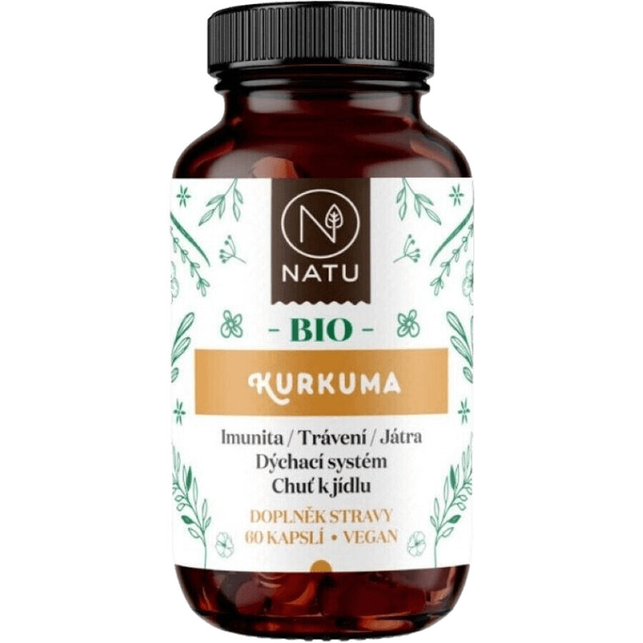 Natu Biologische Kurkuma 60 capsules