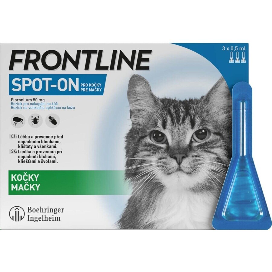 Frontline Spot-on voor katten 3 x 0,5 ml