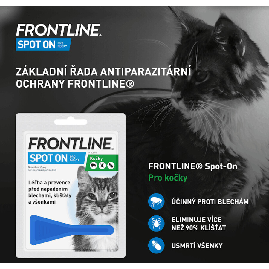 Frontline Spot-on voor katten 3 x 0,5 ml