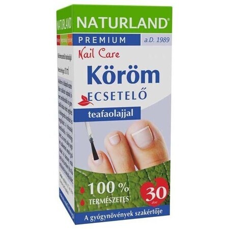 Naturland nagelborstel met tea tree olie 10 ml