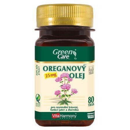 VitaHarmony Oregano olie 25mg 80 capsules