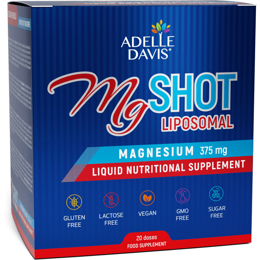 Adelle Davis MgSHOT Lipozomal 20 injectieflacons