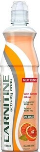 Nutrend CARNITIN-CARNITINE DRINK met cafe&#239;ne, rood sinaasappel 750 ml