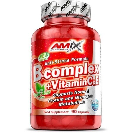 Amix B-Complex + vitamine C 90 capsules