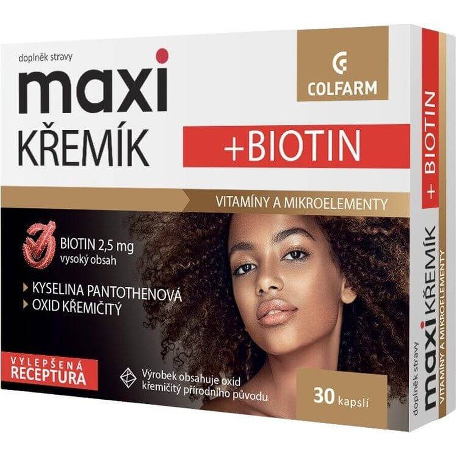 Colfarm maxi Cream + Biotine, 30 capsules