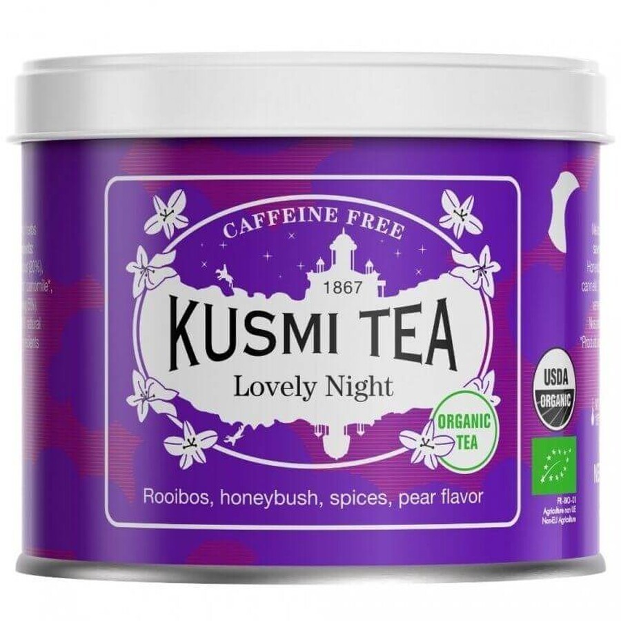 Kusmi Tea Organic Lovely Night Losse thee in een blikje 100 g