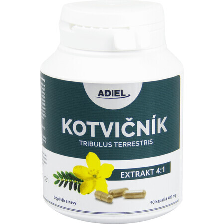 Adiel Tribulus terrestris - ankerkruid 90 capsules