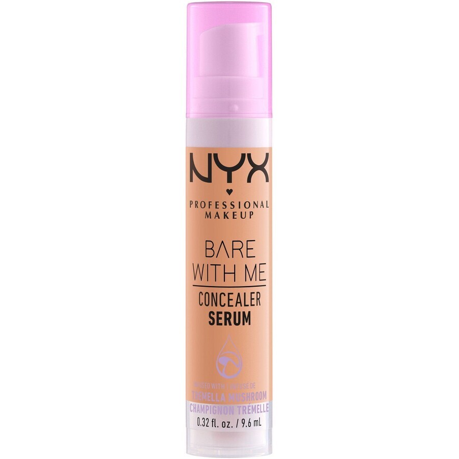 NYX Professional Makeup Bare With Me Serum & Calm Concealer 5.7 Licht Bronzen Concealer, 9.6 ml