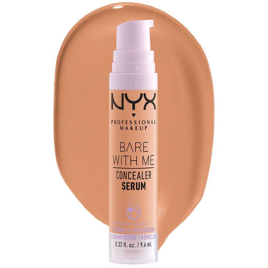 NYX Professional Makeup Bare With Me Serum & Calm Concealer 5.7 Licht Bronzen Concealer, 9.6 ml