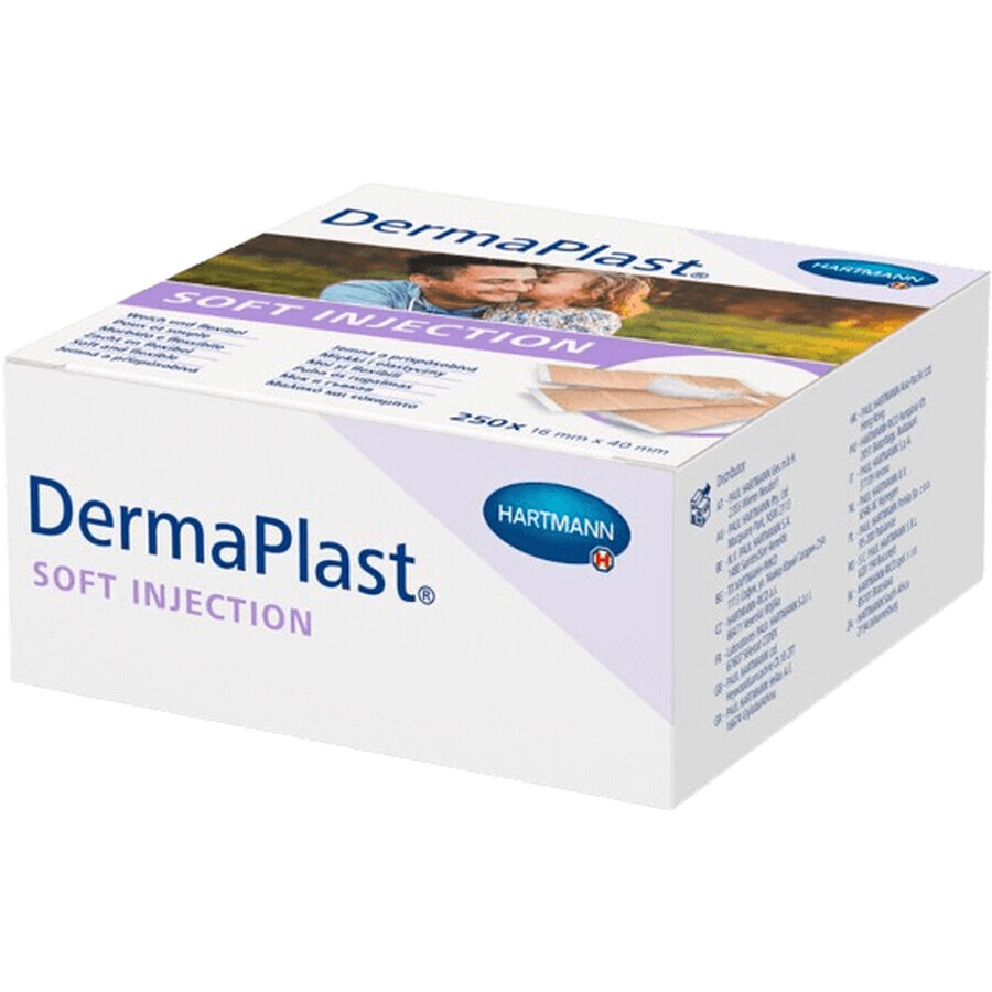 Hartmann DERMAPLAST Zachte injecteerbare pleisters 16x40mm 250 stuks