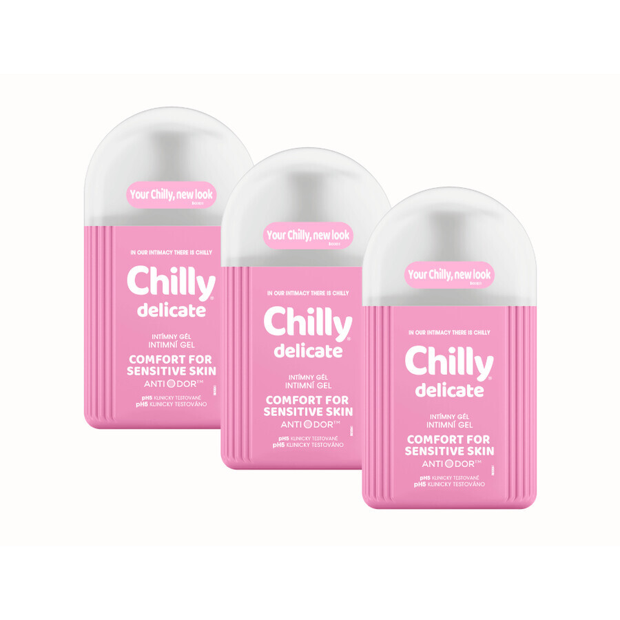 Chilly Delicate TRIO intieme gel 3 x 200 ml