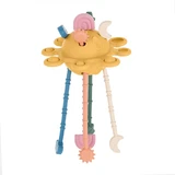 Petite&Mars Silicone Sensory Toy - Crazy planet Intense Ochre 10m+