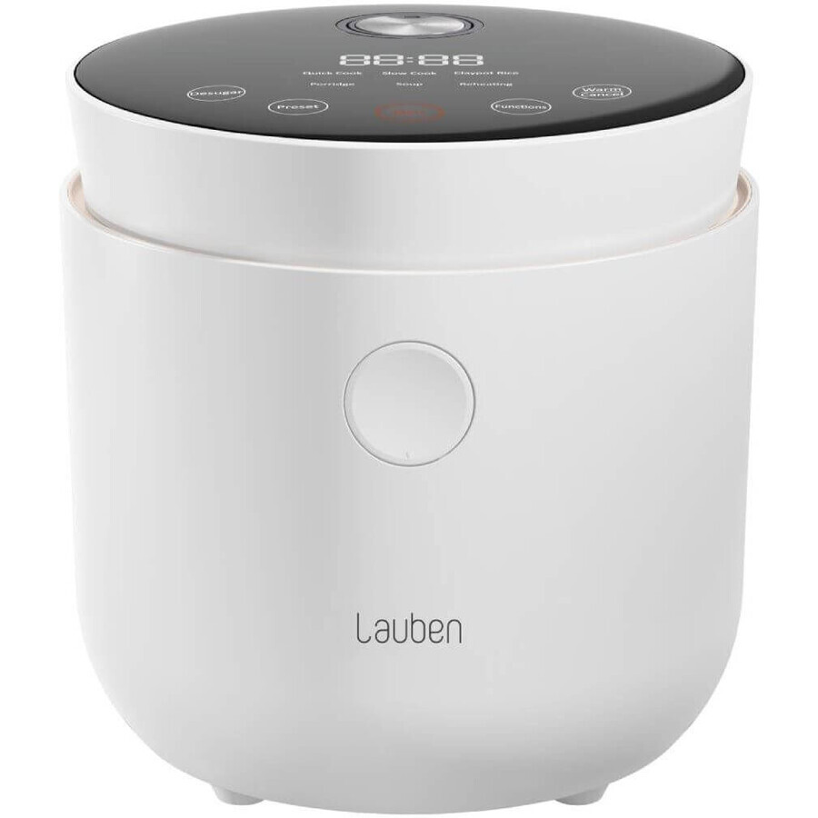 Lauben Low Sugar Rice Cooker 1500WT Rice Cooker, white