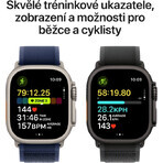 Apple Watch Ultra 2 (2024) 49 mm, zwart titanium met zwart titanium Milanees M handvat