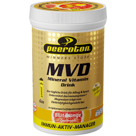 Peeroton MVD Mineraal Vitamine Drink met rode sinaasappelsmaak 300 g