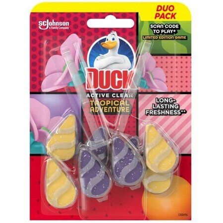 Toiletpapier Duck Active Clean duo Tropical 2 stuks