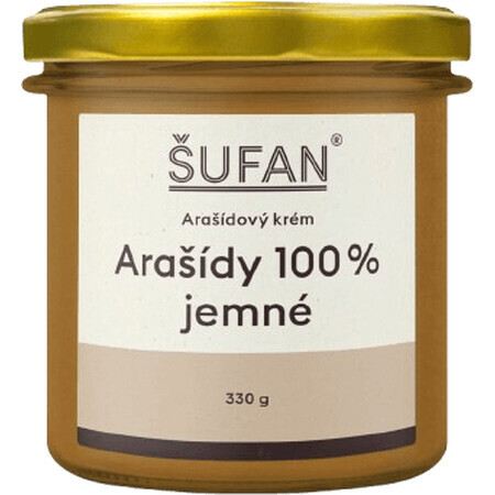 Shufan 100% fijne pindakaas 330 g