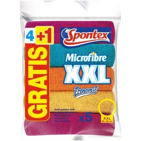 Spontex XXL paño de microfibra XXL 5 piezas