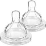 Philips Avent Anti-colic fopspeen voor fles nr.4, fast flow 6m+, 2 stuks