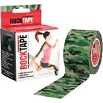 RockTape Design kinesiologische tape, groen gemaskeerd 5 m