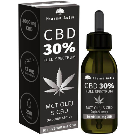 Pharma Activ CBD 30% MCT olie met CBD 3000mg 10 ml