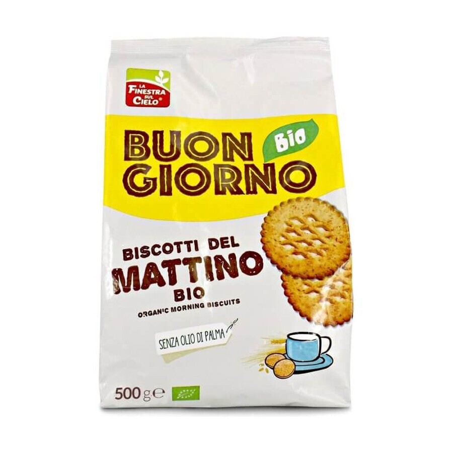 Biscuiti Bio fara ulei de palmier Buongiorno, 500 gr, La Finestra Sul Cielo