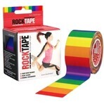 RockTape H2O kinesiologische tape, regenboog 5 m